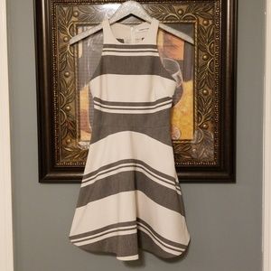 Elizabeth and James tank dress gray cream L122